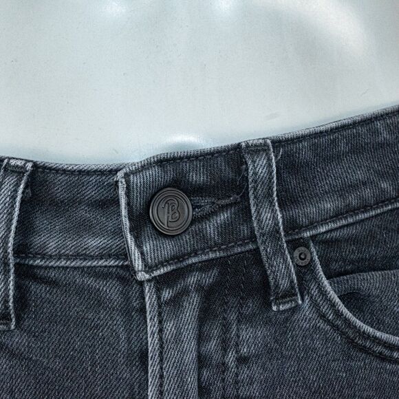 PORTER BLUE Women's Rebel Wide Leg Denim Jeans in Carbon black washed sz 25 - Picture 9 of 12